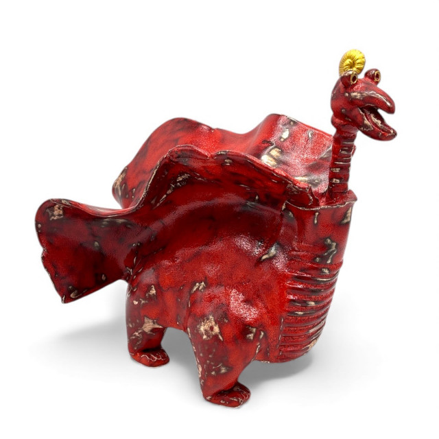 Colja de Roo + Draak, rood (07)